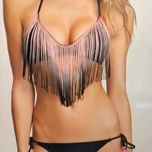 Bikini Lab Fringe Swim Bralette
